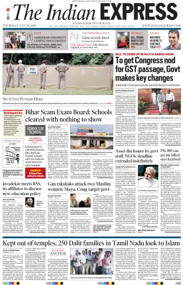 The Indian Express (Delhi Edition) - 28 7월 2016