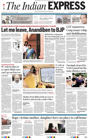 The Indian Express (Delhi Edition) - 2 Aug 2016