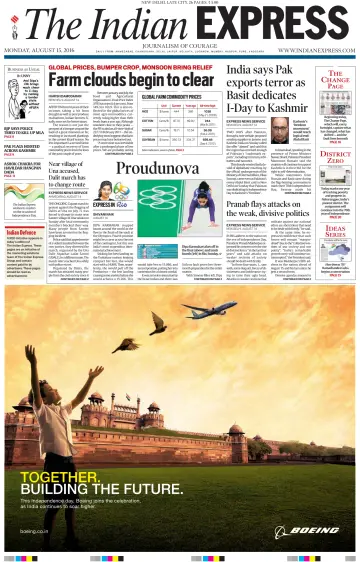 The Indian Express (Delhi Edition) - 15 Aug 2016