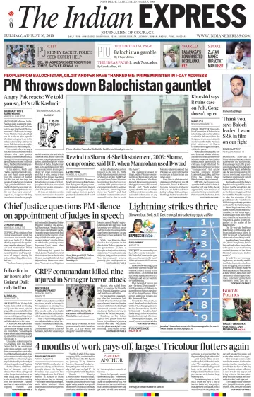 The Indian Express (Delhi Edition) - 16 Aug 2016
