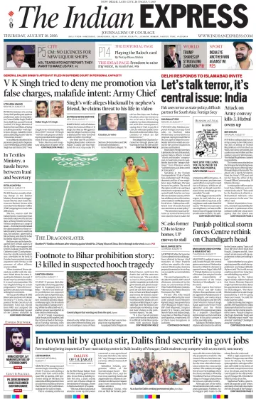 The Indian Express (Delhi Edition) - 18 8월 2016