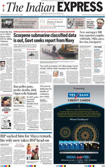 The Indian Express (Delhi Edition) - 25 Aug 2016