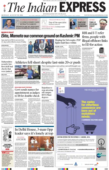The Indian Express (Delhi Edition) - 29 8월 2016