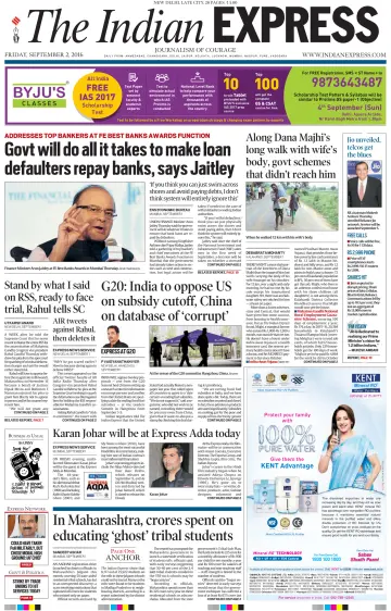 The Indian Express (Delhi Edition) - 2 Sep 2016