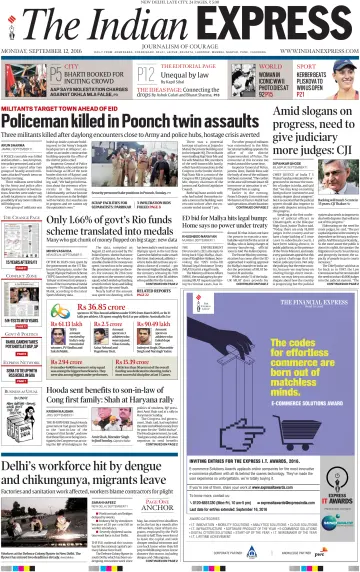 The Indian Express (Delhi Edition) - 12 Sep 2016