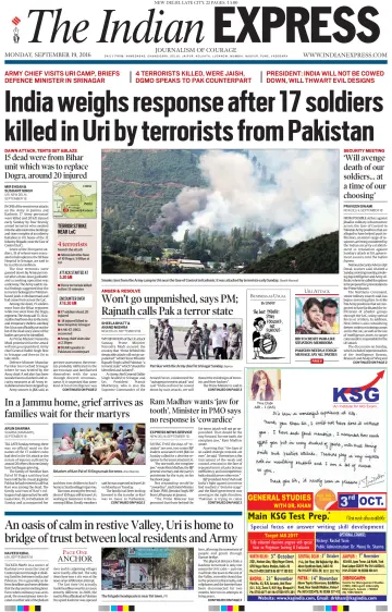 The Indian Express (Delhi Edition) - 19 9월 2016