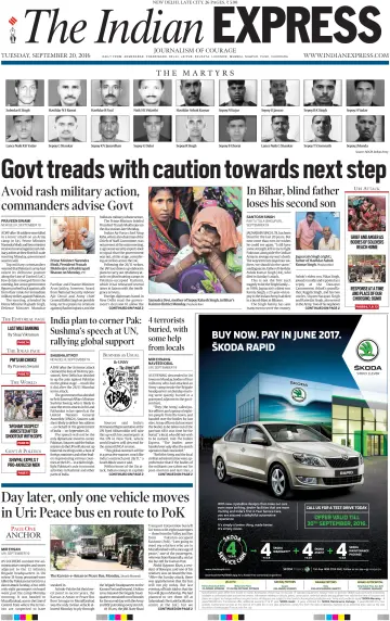 The Indian Express (Delhi Edition) - 20 Sep 2016