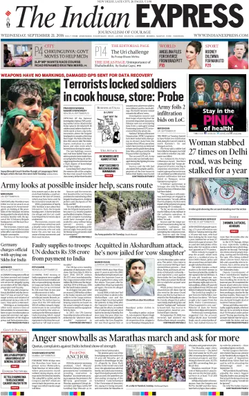 The Indian Express (Delhi Edition) - 21 9월 2016
