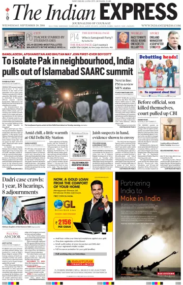 The Indian Express (Delhi Edition) - 28 9월 2016