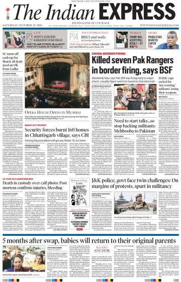 The Indian Express (Delhi Edition) - 22 Oct 2016
