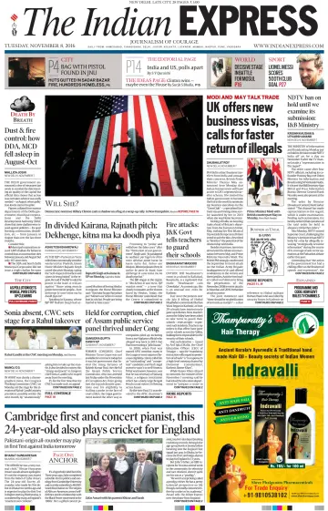 The Indian Express (Delhi Edition) - 08 11월 2016