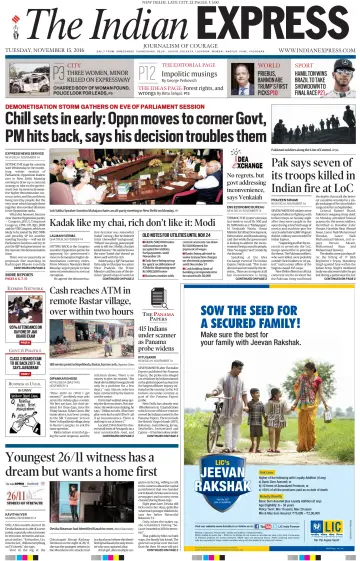 The Indian Express (Delhi Edition) - 15 Nov 2016
