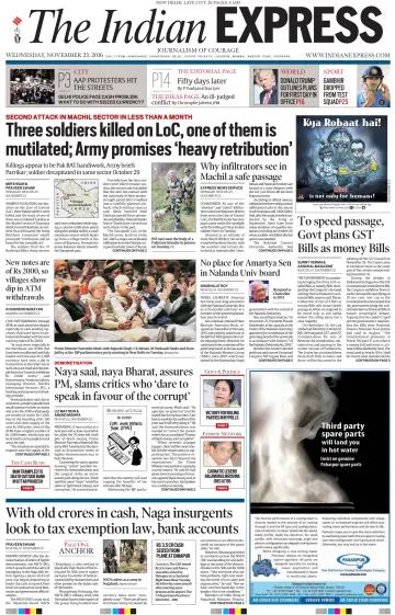 The Indian Express (Delhi Edition) - 23 11월 2016