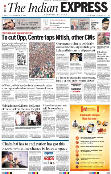 The Indian Express (Delhi Edition) - 29 Nov 2016