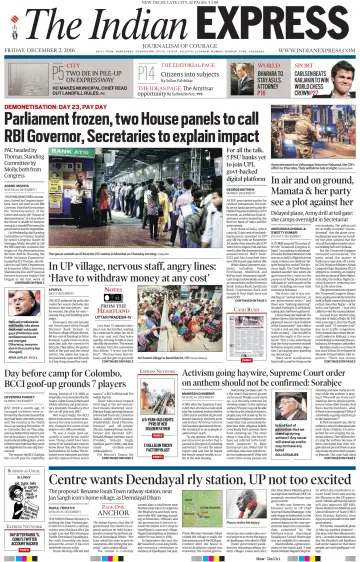 The Indian Express (Delhi Edition) - 2 Dec 2016