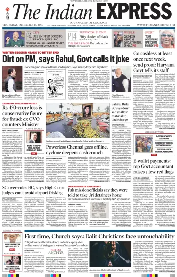 The Indian Express (Delhi Edition) - 15 Dec 2016