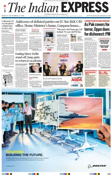 The Indian Express (Delhi Edition) - 23 Dec 2016