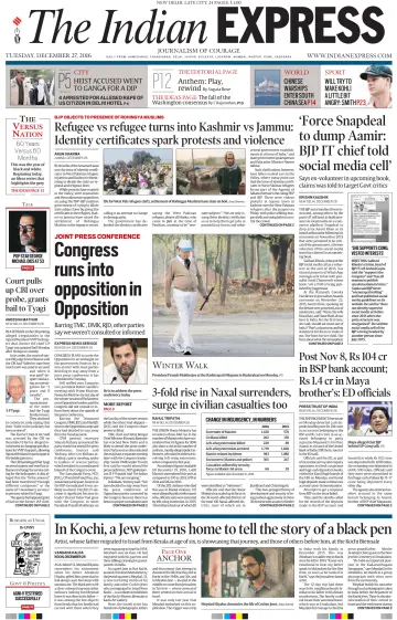 The Indian Express (Delhi Edition) - 27 12월 2016