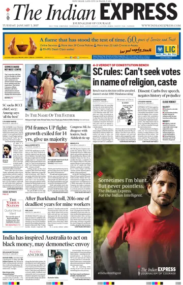 The Indian Express (Delhi Edition) - 3 Jan 2017
