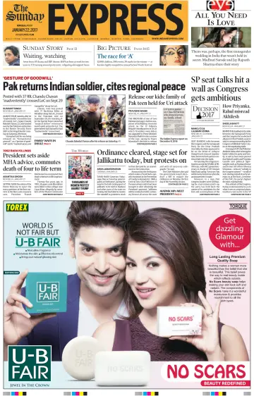 The Indian Express (Delhi Edition) - 22 Jan 2017
