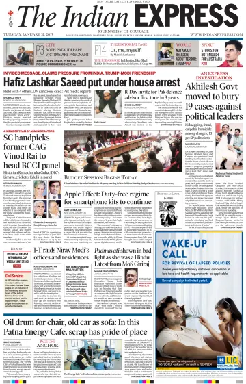 The Indian Express (Delhi Edition) - 31 Jan 2017