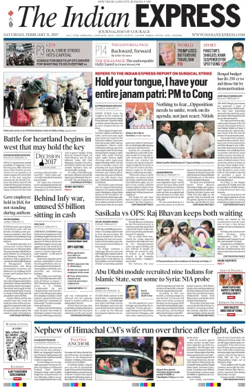 The Indian Express (Delhi Edition) - 11 Feb 2017