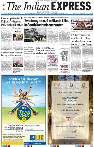 The Indian Express (Delhi Edition) - 13 Feb 2017