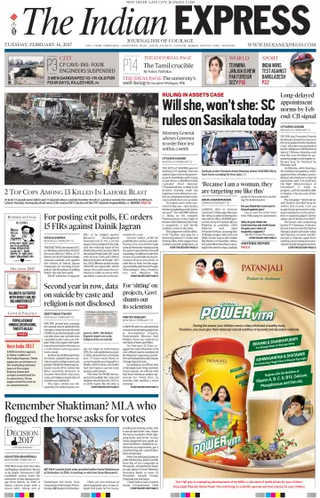 The Indian Express (Delhi Edition) - 14 Feb 2017