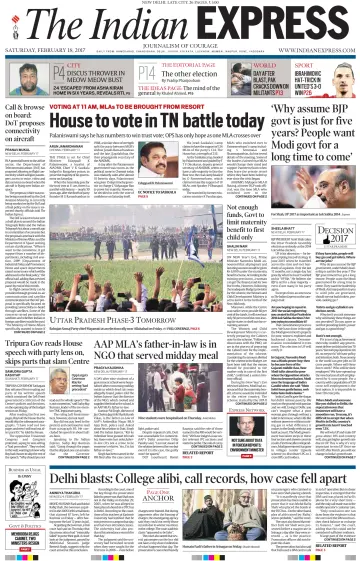 The Indian Express (Delhi Edition) - 18 Feb 2017