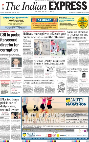 The Indian Express (Delhi Edition) - 21 Feb 2017