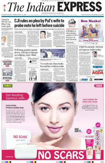 The Indian Express (Delhi Edition) - 22 2월 2017