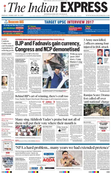 The Indian Express (Delhi Edition) - 24 2월 2017