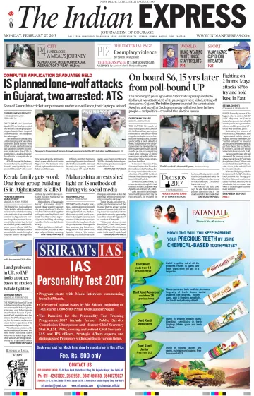 The Indian Express (Delhi Edition) - 27 2월 2017