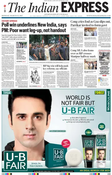 The Indian Express (Delhi Edition) - 13 3월 2017