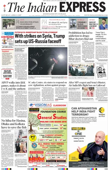 The Indian Express (Delhi Edition) - 08 4월 2017