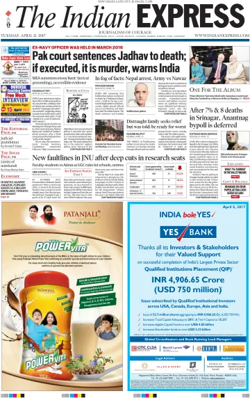 The Indian Express (Delhi Edition) - 11 4월 2017