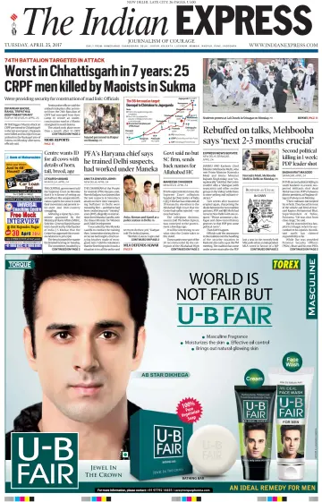The Indian Express (Delhi Edition) - 25 4월 2017
