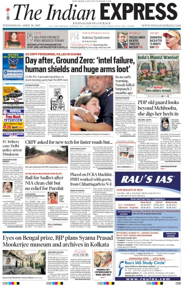 The Indian Express (Delhi Edition) - 26 4월 2017