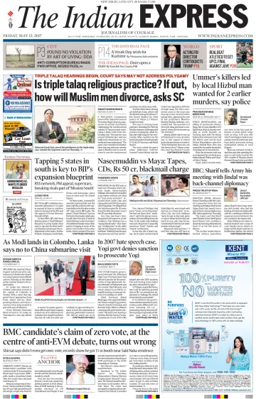 The Indian Express (Delhi Edition) - 12 May 2017
