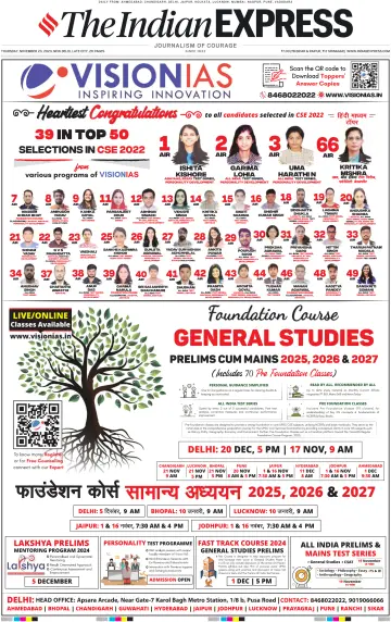 The Indian Express (Delhi Edition) - 23 Nov 2023