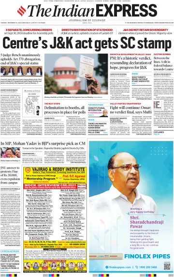 The Indian Express (Delhi Edition) - 12 Dec 2023