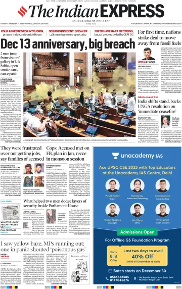 The Indian Express (Delhi Edition) - 14 Dec 2023