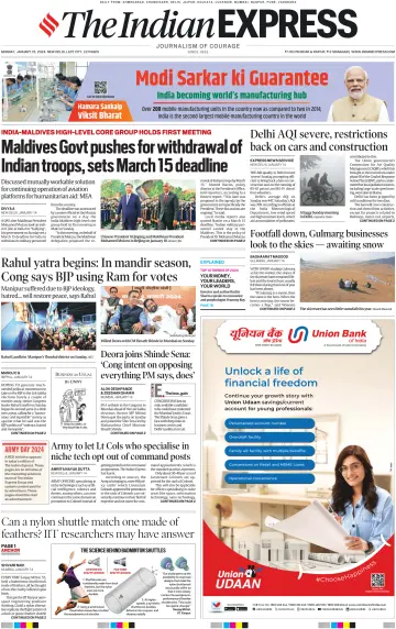 The Indian Express (Delhi Edition) - 15 1월 2024