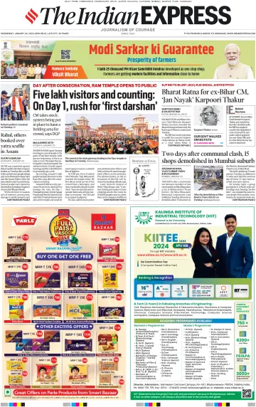 The Indian Express (Delhi Edition) - 24 1월 2024