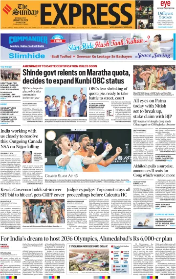 The Indian Express (Delhi Edition) - 28 1월 2024