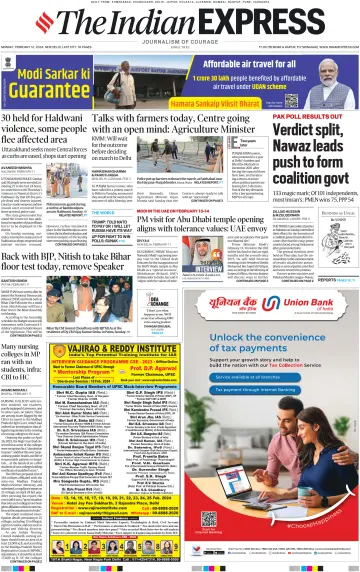 The Indian Express (Delhi Edition) - 12 Feb 2024