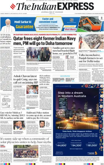 The Indian Express (Delhi Edition) - 13 Feb 2024