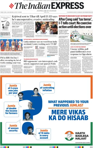 The Indian Express (Delhi Edition) - 2 Apr 2024