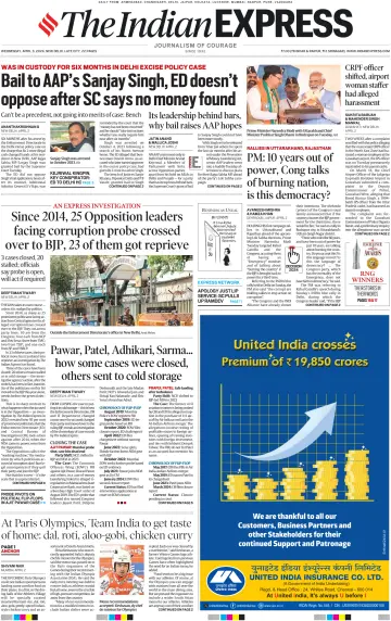 The Indian Express (Delhi Edition) - 3 Apr 2024