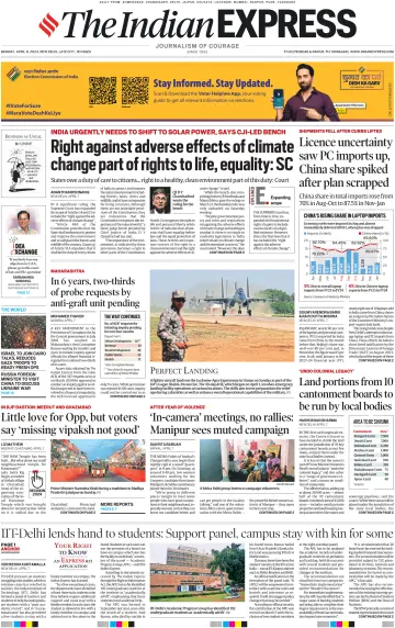 The Indian Express (Delhi Edition) - 8 Apr 2024
